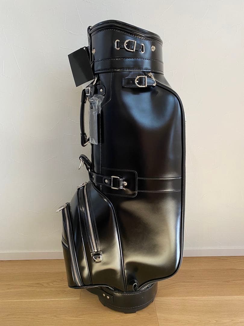 キャスコ　本革　キャディバック　KS-096 ブラック　8.5インチ
