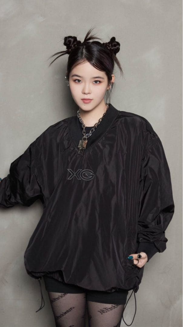 XG Nylon Pullover JKT ブラック　Lサイズ