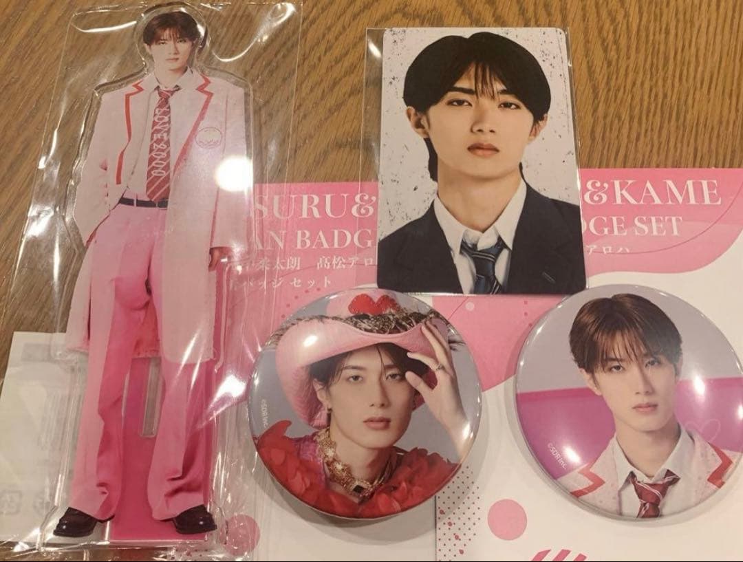 【純愛上等】M!LK 山中柔太朗 缶バッジ　アクリルスタンド