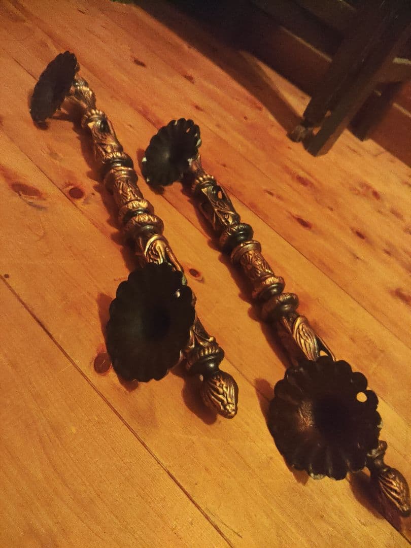 希少　未使用　ドアハンドル　手すり　取っ手　ドアノブ　アンティーク　ヴィンテージ