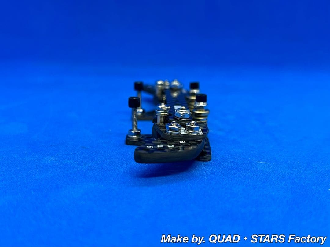 【ミニ四駆・MS用】2軸ATピボットバンパー＋段下げ3mm厚加工【シルバー】