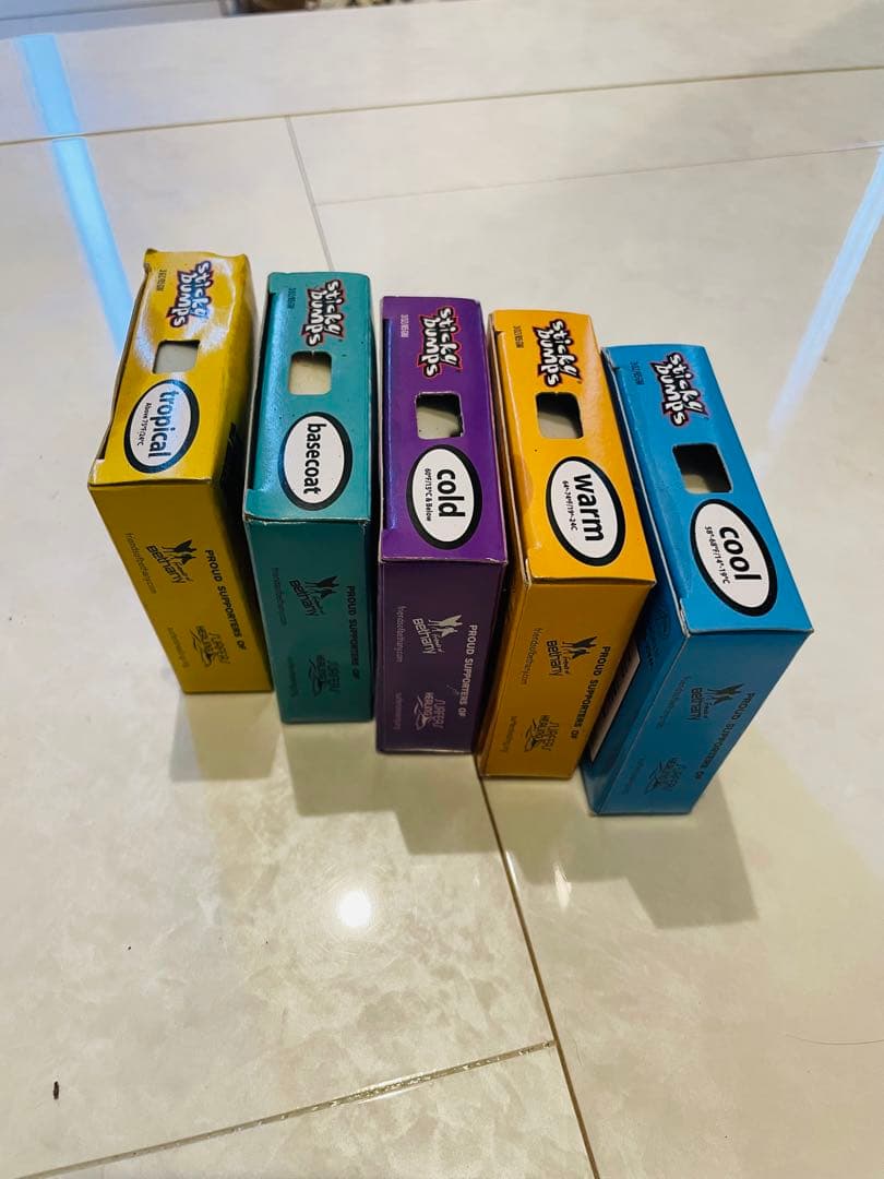 サーフロングボード ストライプデザイン + ワックスセット(手渡し限定)横浜市