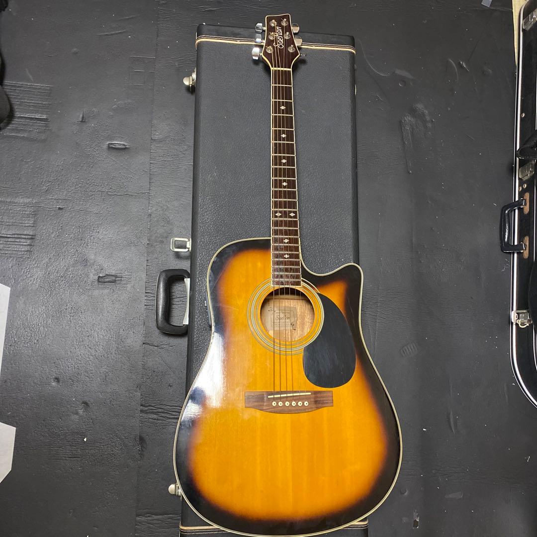Saehan アコースティックギター サンバースト SDC-62 エレアコ