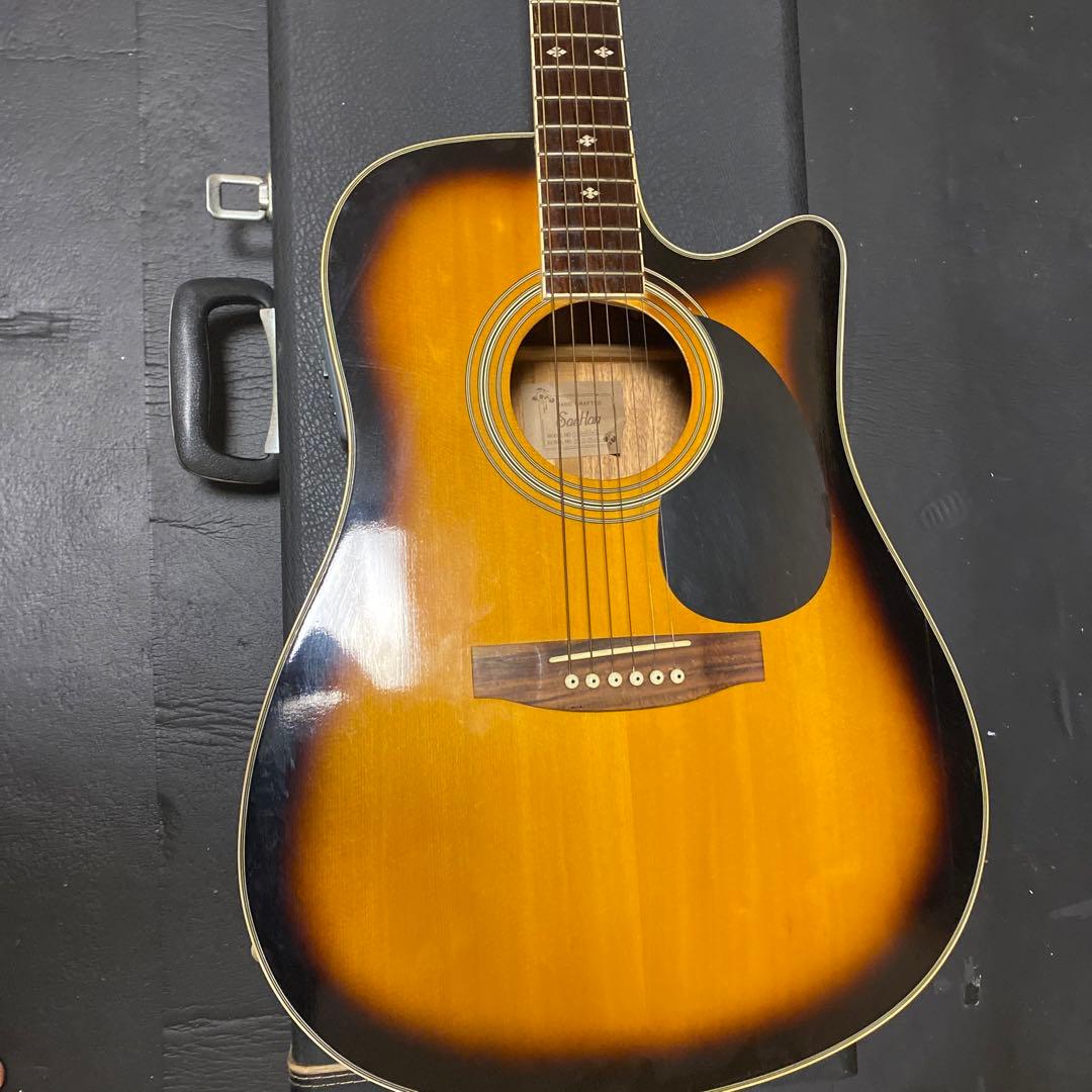 Saehan アコースティックギター サンバースト SDC-62 エレアコ