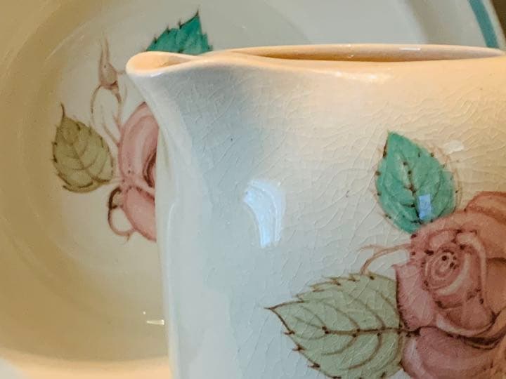 スージークーパー　パトリシアローズ　ブルーライン　ホットウォーターポット　ジャグ