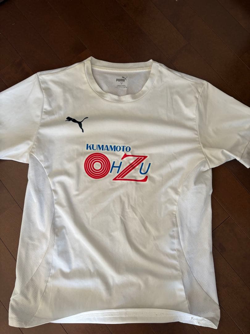 大津高校サッカー部　白　移動着