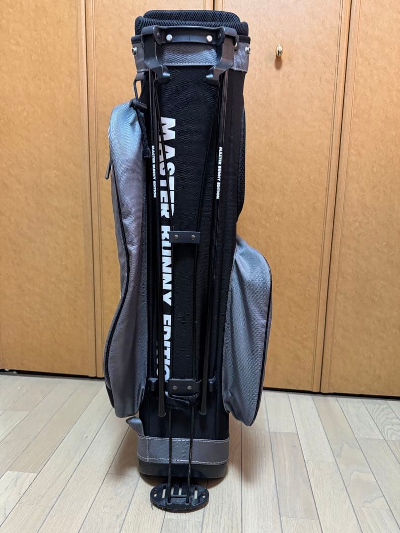 マスターバニー スタンド式 キャディバッグ 軽量グレー