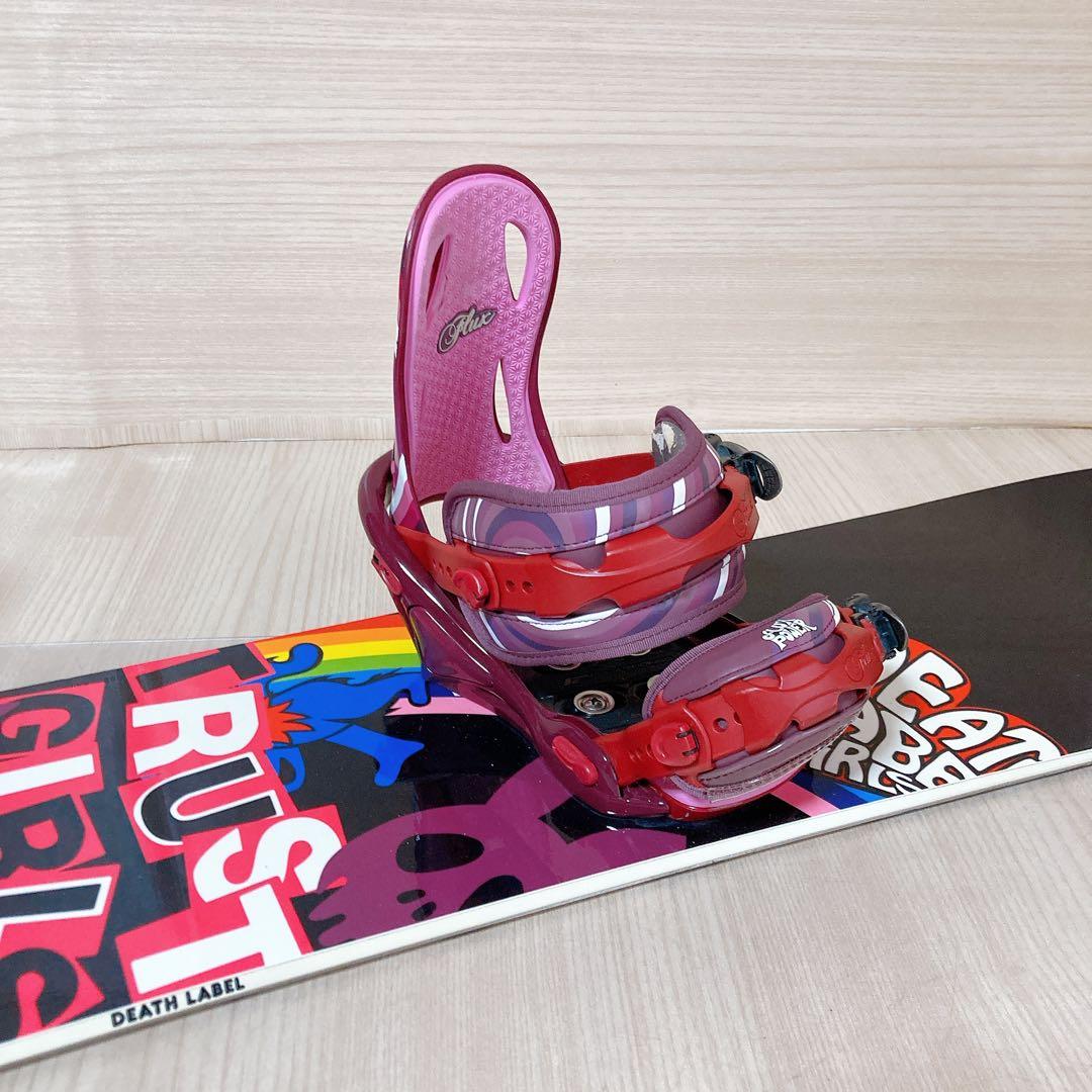 TRUST GIRLS DEATH LABEL FLUX スノーボード S