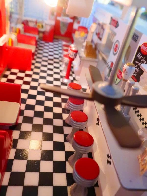 爆レア★絶版★コカコーラ ダンバリーミント アメリカンダイナー ジオラマクロック