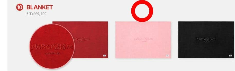 NCT DREAM ジェミン NARCISSISM MDブランケット【ピンク】