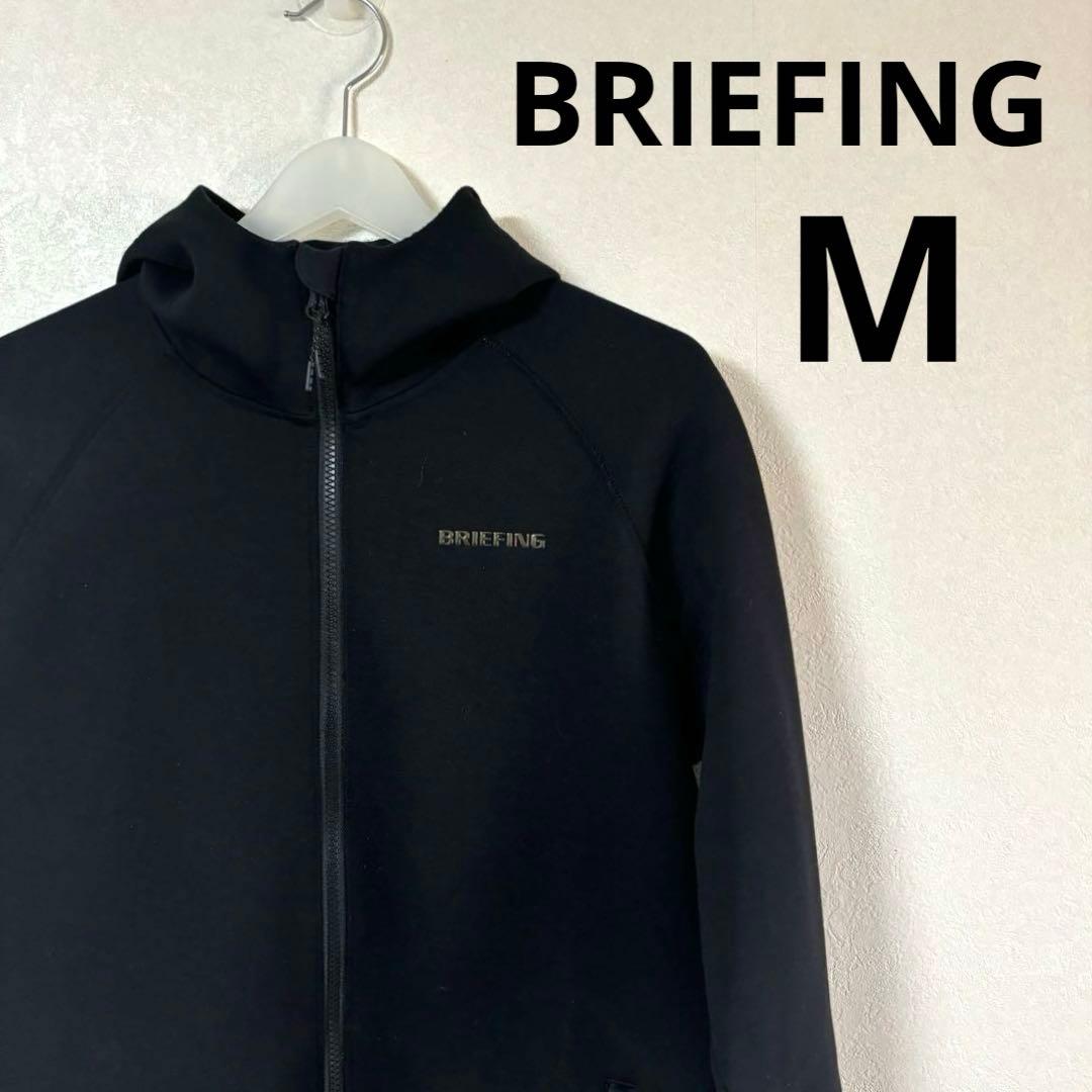 BRIEFING WARM 3D LOGO PARKA ブラック　M