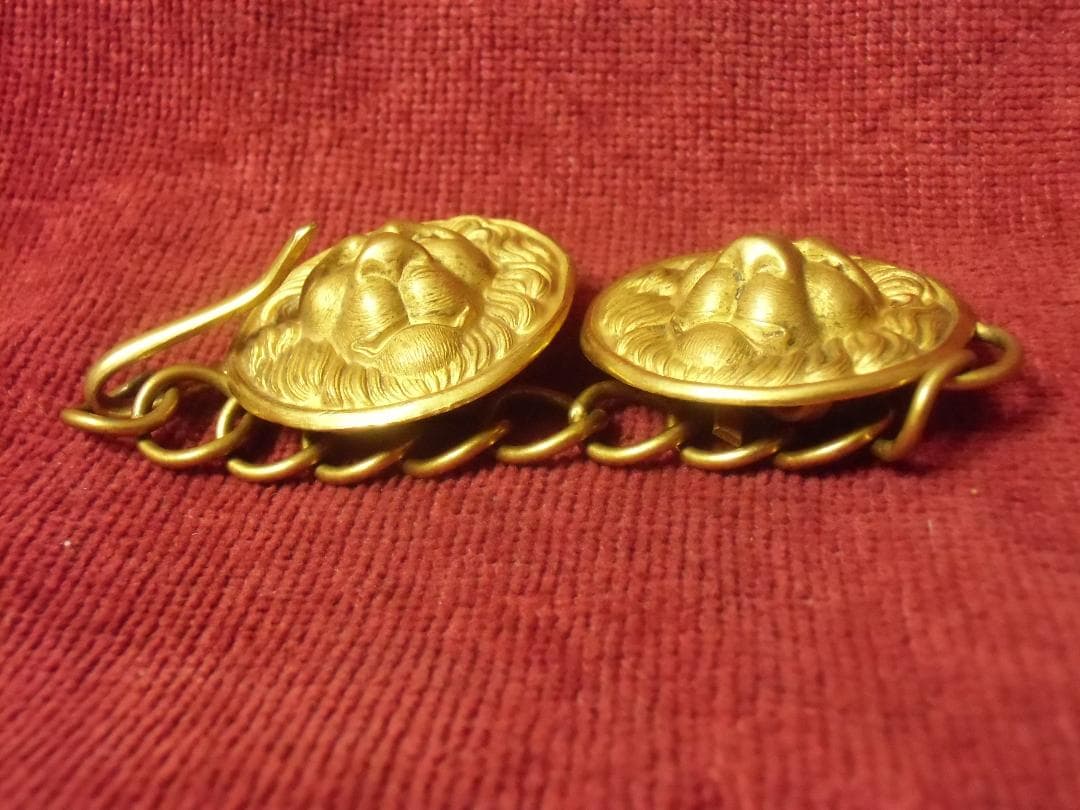 ⊞ドイツ軍＊海軍＊将官/将校用ケープ留め具/金具（実物）