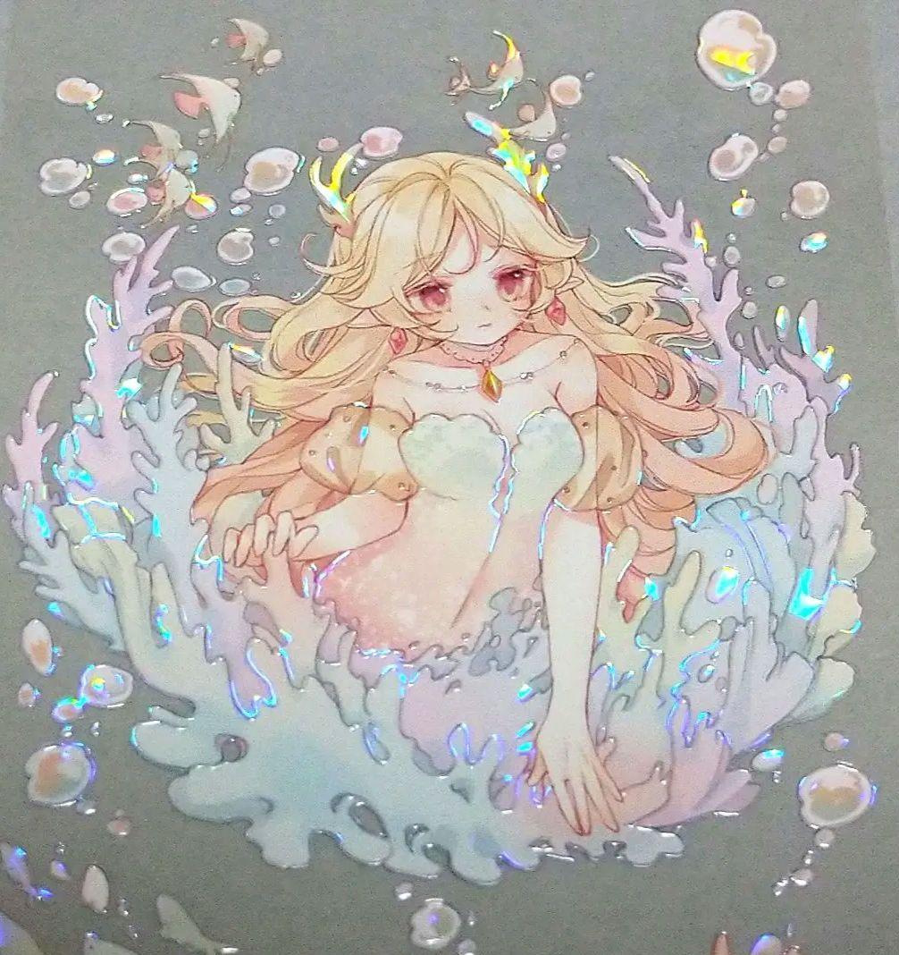 ☆再販☆J622＃水滨宁芙(贝壳光)Shine切り売り海外人物マステ女の子