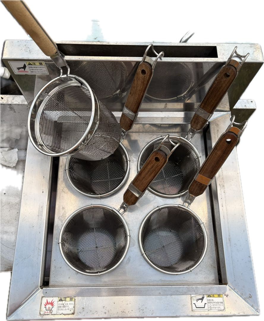 タニコー （tanico）業務用 4口 卓上ラーメン 釜