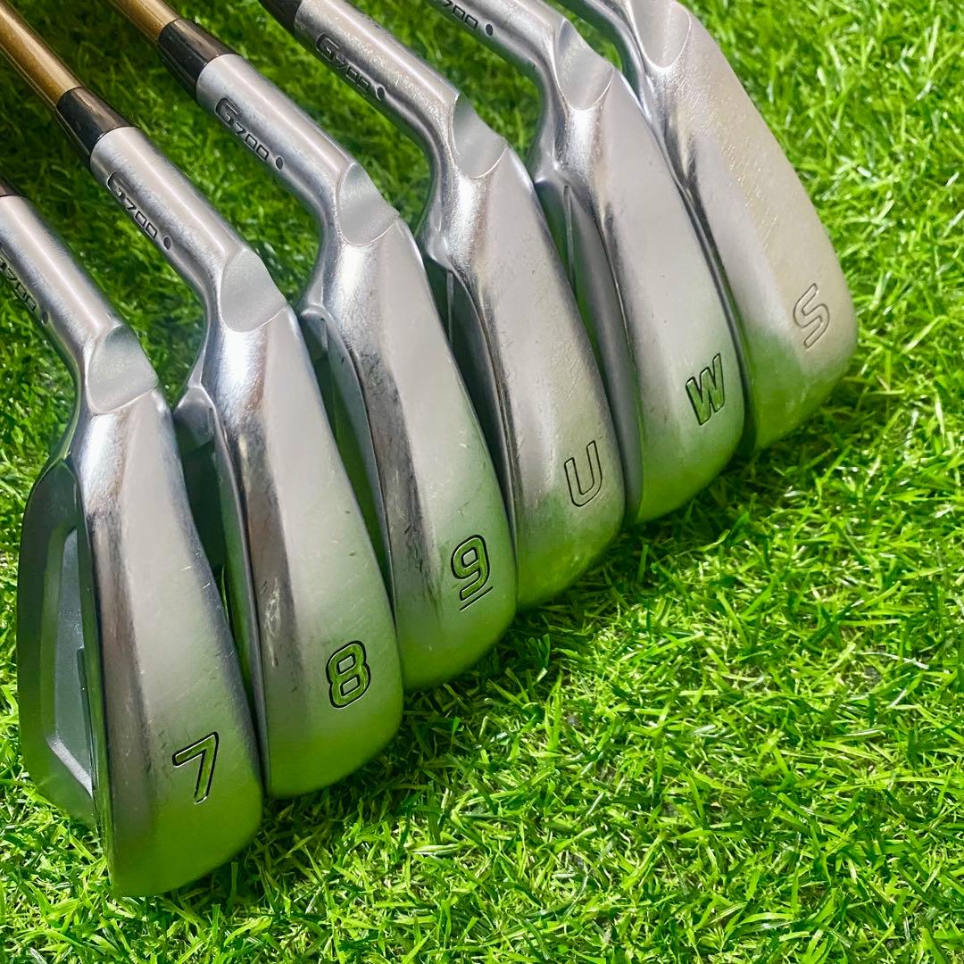 PING ピン G700 アイアンセット 6本 左 レフティS クラブ メンズ