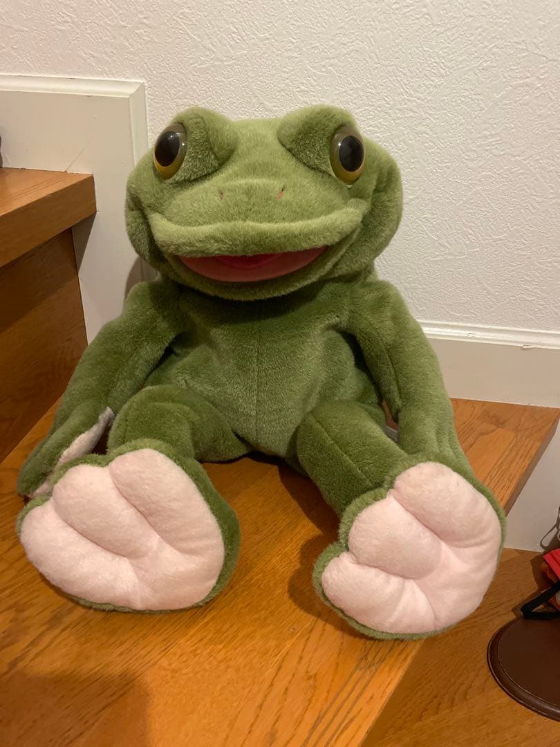 4 4/24 トイザらス パペット かえる ぬいぐるみ アニマルアレイ