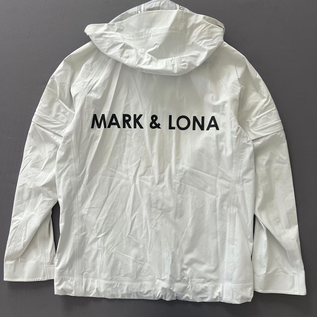 MARK&LONA マークアンドロナ　レインジャケット　メンズ　サイドロゴ　防水