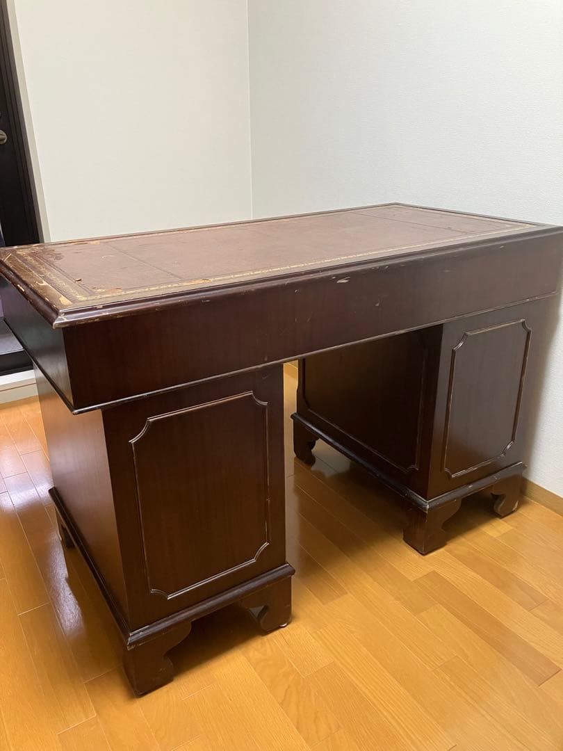 イギリス　アンティーク　机　ディスク　直接受け取りのみ