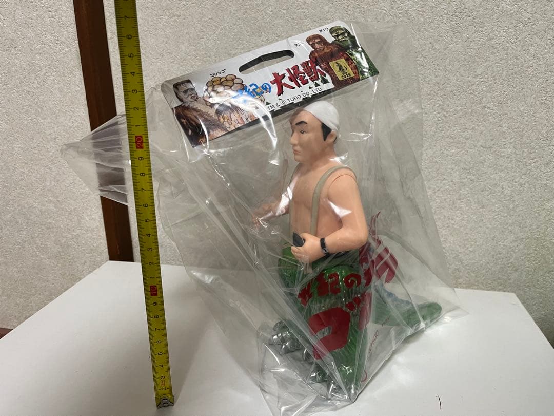 M1号 中島春雄ゴジラ ブルマァク シルバー スプレー版 ソフビ　マルサン