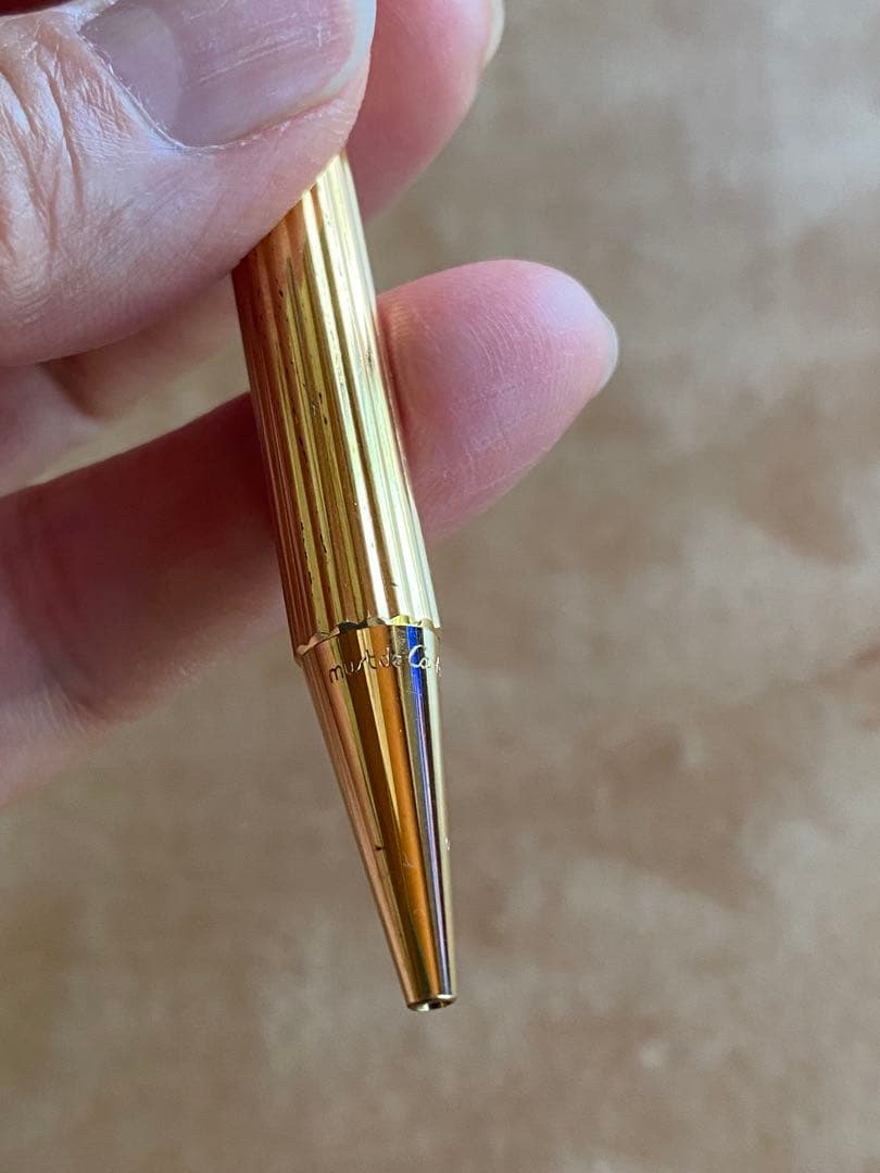 Cartier カルティエ トリニティ ツイスト式ボールペン インク黒ゴールド