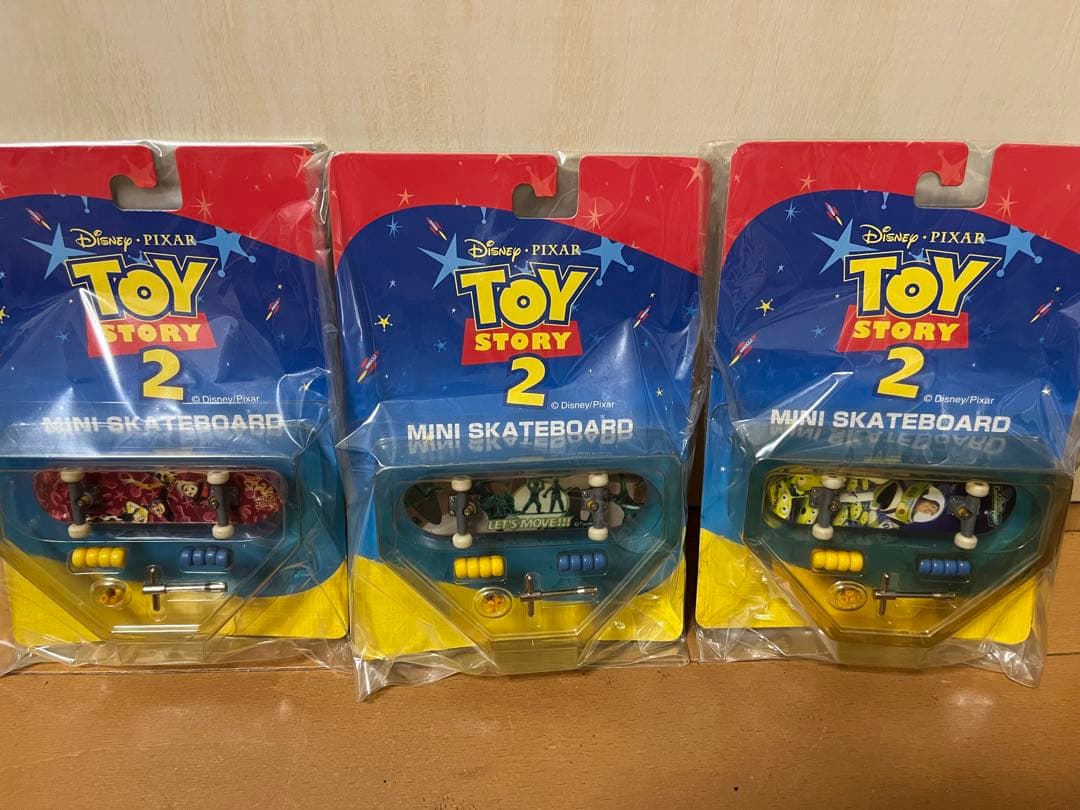 トイストーリー2 ミニスケートボード3点コンプリートセット