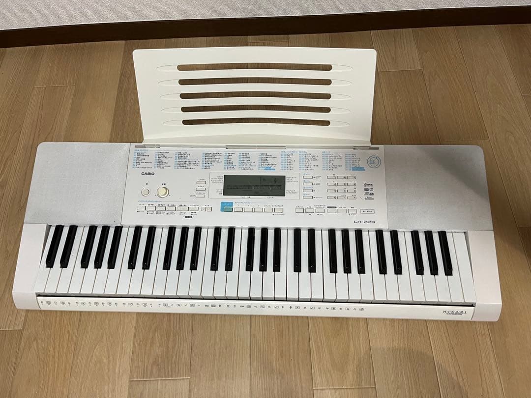 CASIO 光ナビゲーションキーボード 本体と付属品