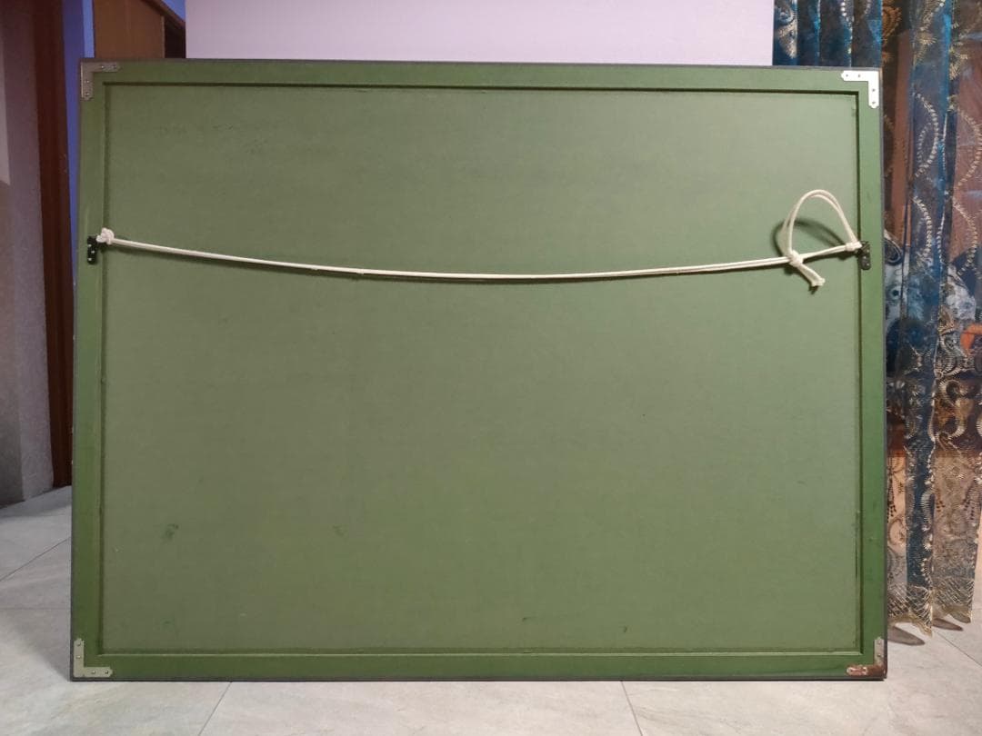 送料込【真作】Michael Leu　マイケル・ルー　リトグラフ　直筆サイン　猫