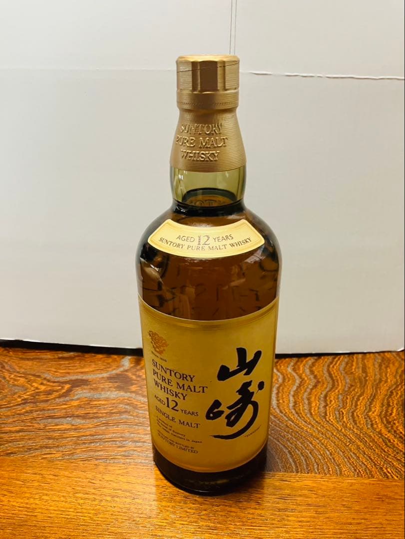 山崎　ピュアモルトウイスキー　12年　響　華　シングルモルト　旧ラベル　未開封
