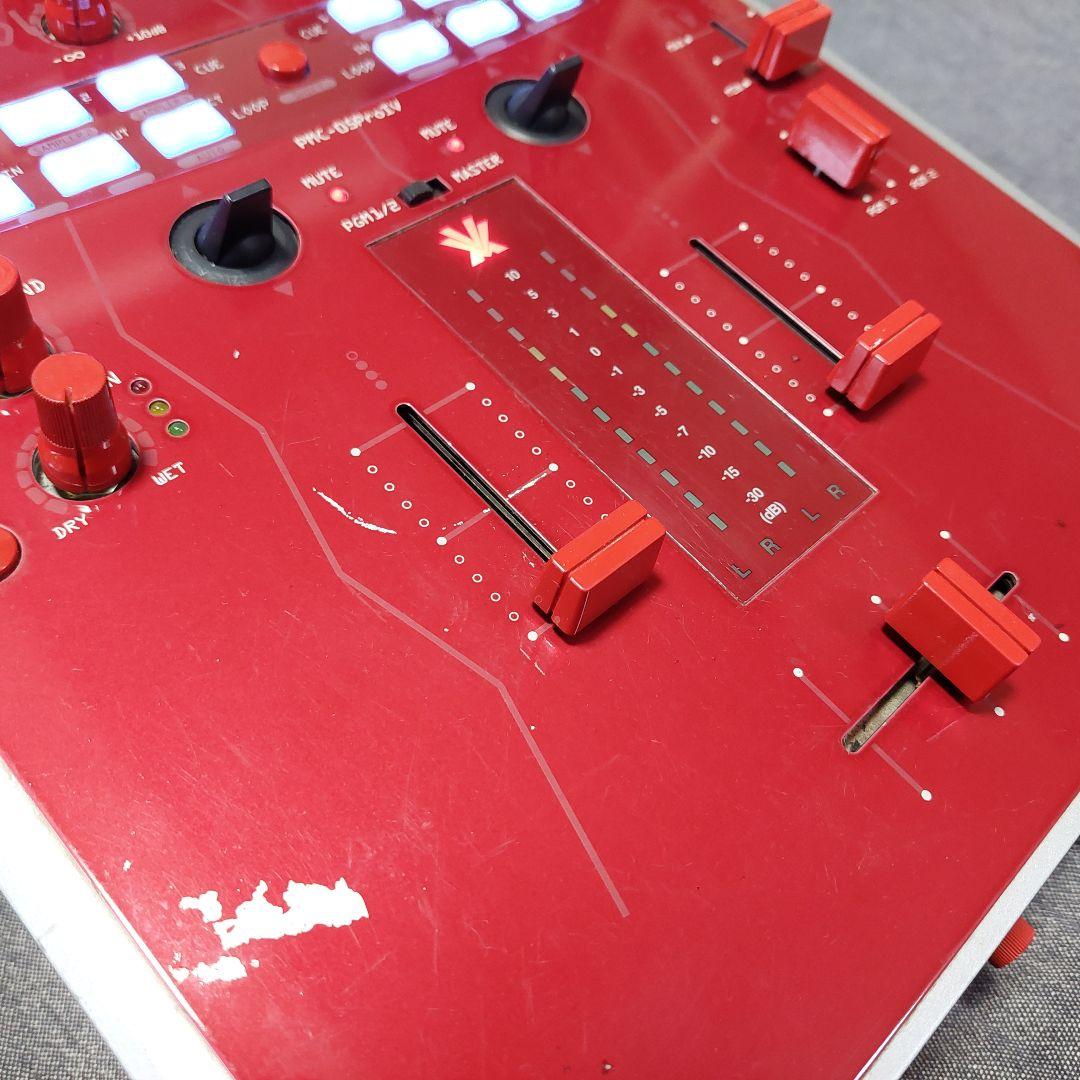 【動作確認済】Vestax PMC-05ProIV DJミキサー 赤 希少色
