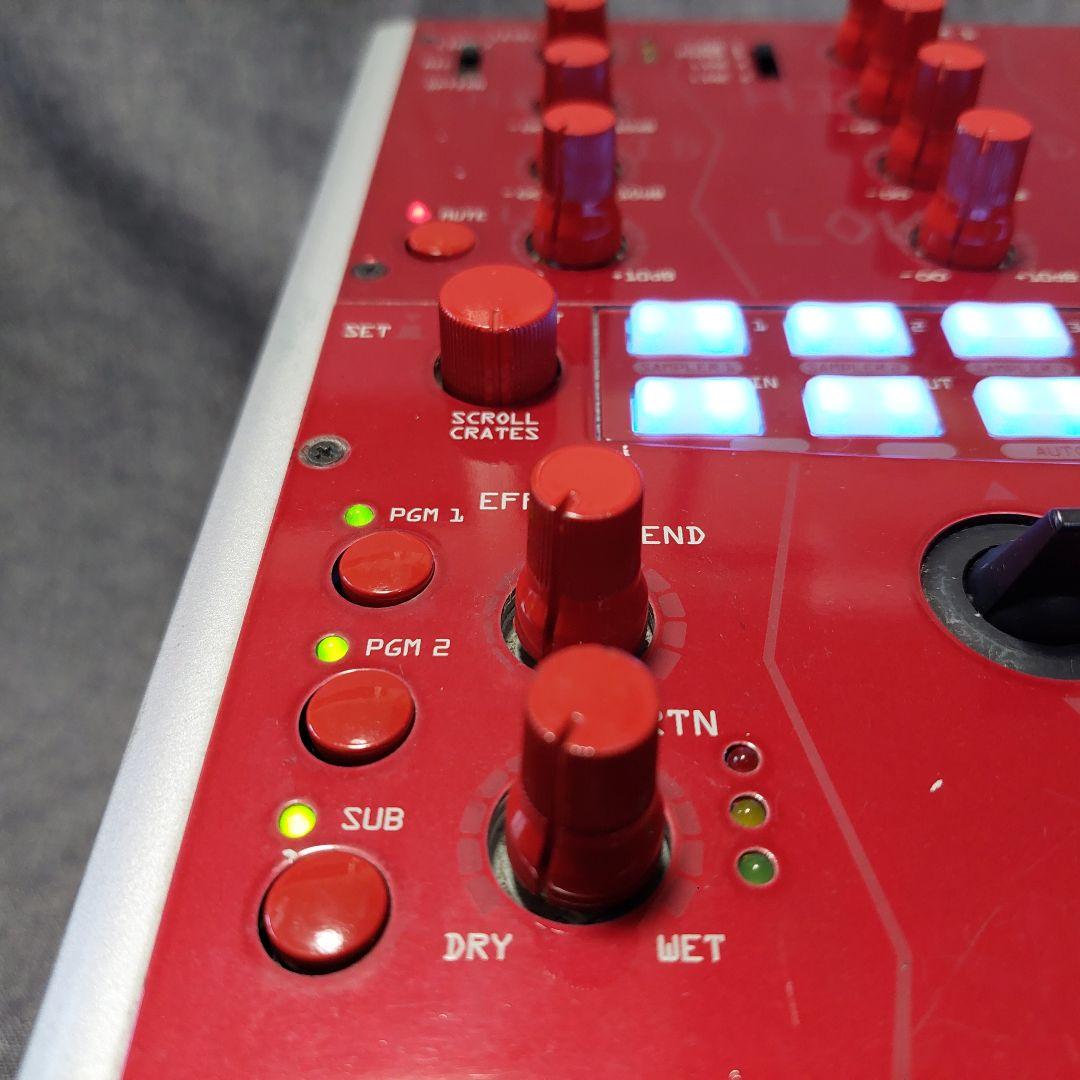 【動作確認済】Vestax PMC-05ProIV DJミキサー 赤 希少色