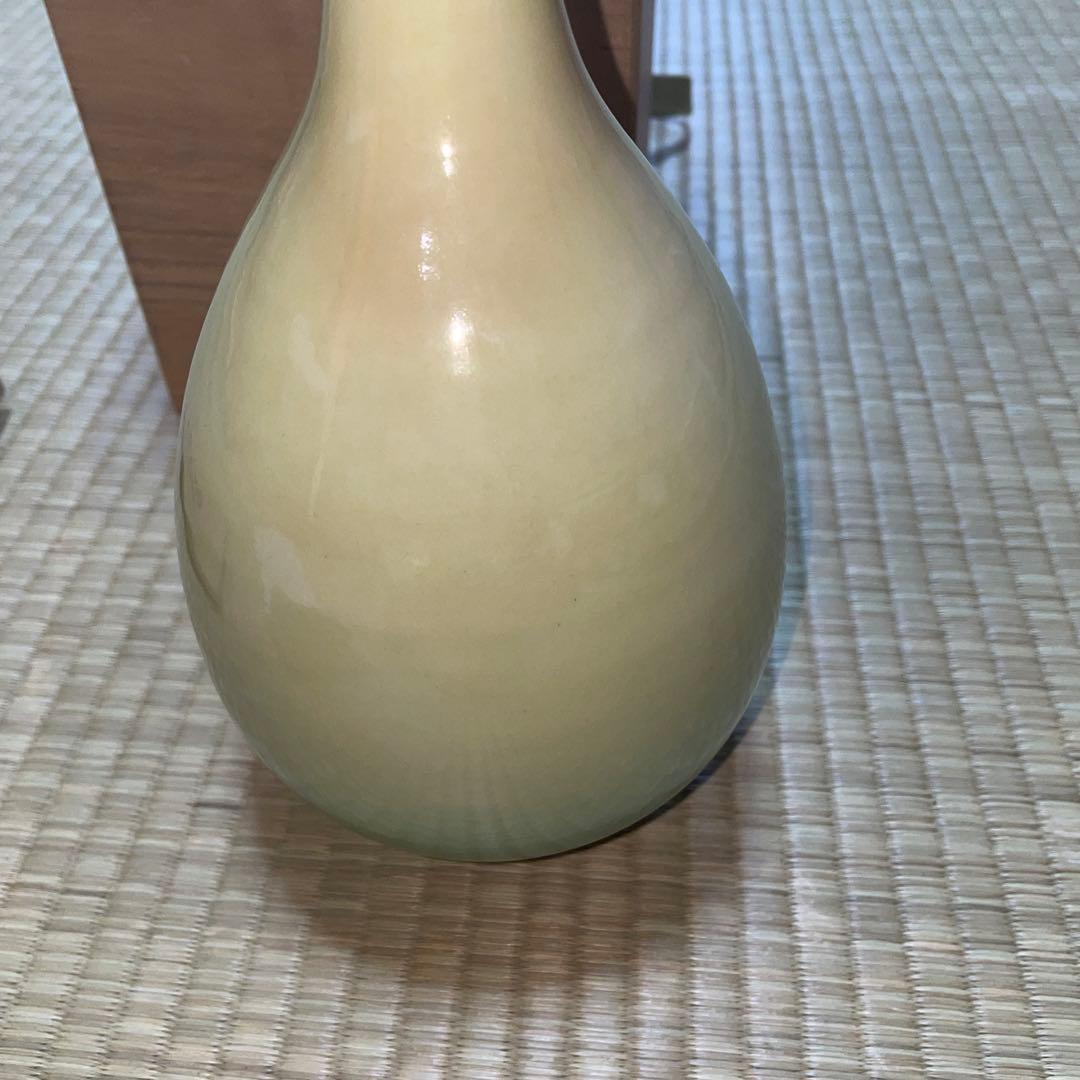 人間国宝　吉田美統　釉裏金彩　花入　花器　花生