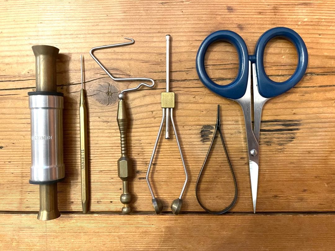 湘*y様 フライタイイング　ツールセット ヴィンテージ　タイイングツール