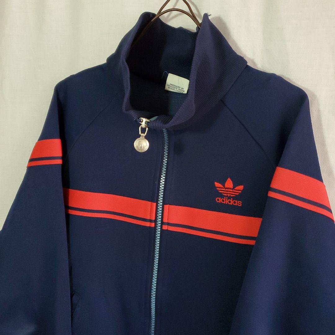 80ｓ ａｄｉｄａｓ アディダス トラックジャケット ジャージ ボーダーウェア
