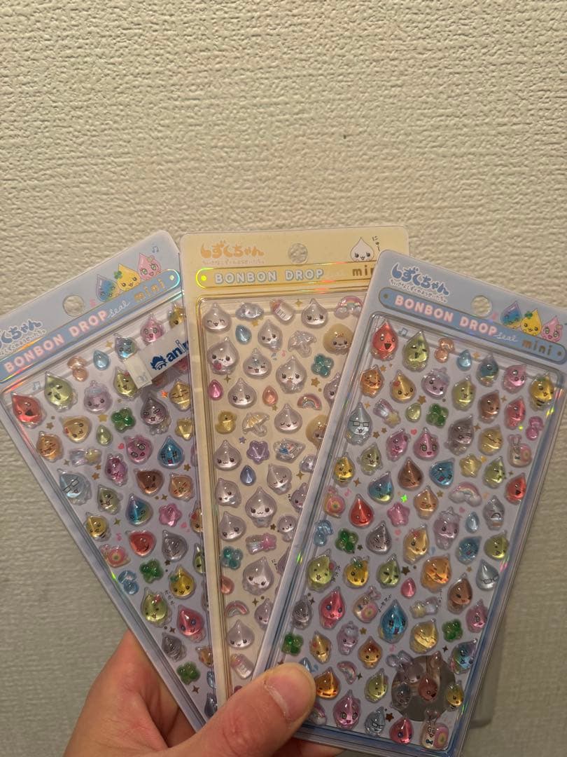 【国内正規品】新品未開封 サンリオ ボンボンドロップシール 3枚セット
