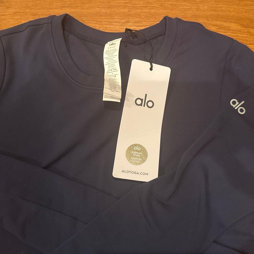 ALO YOGA airbrush winter warm 裏起毛新品タグ付き