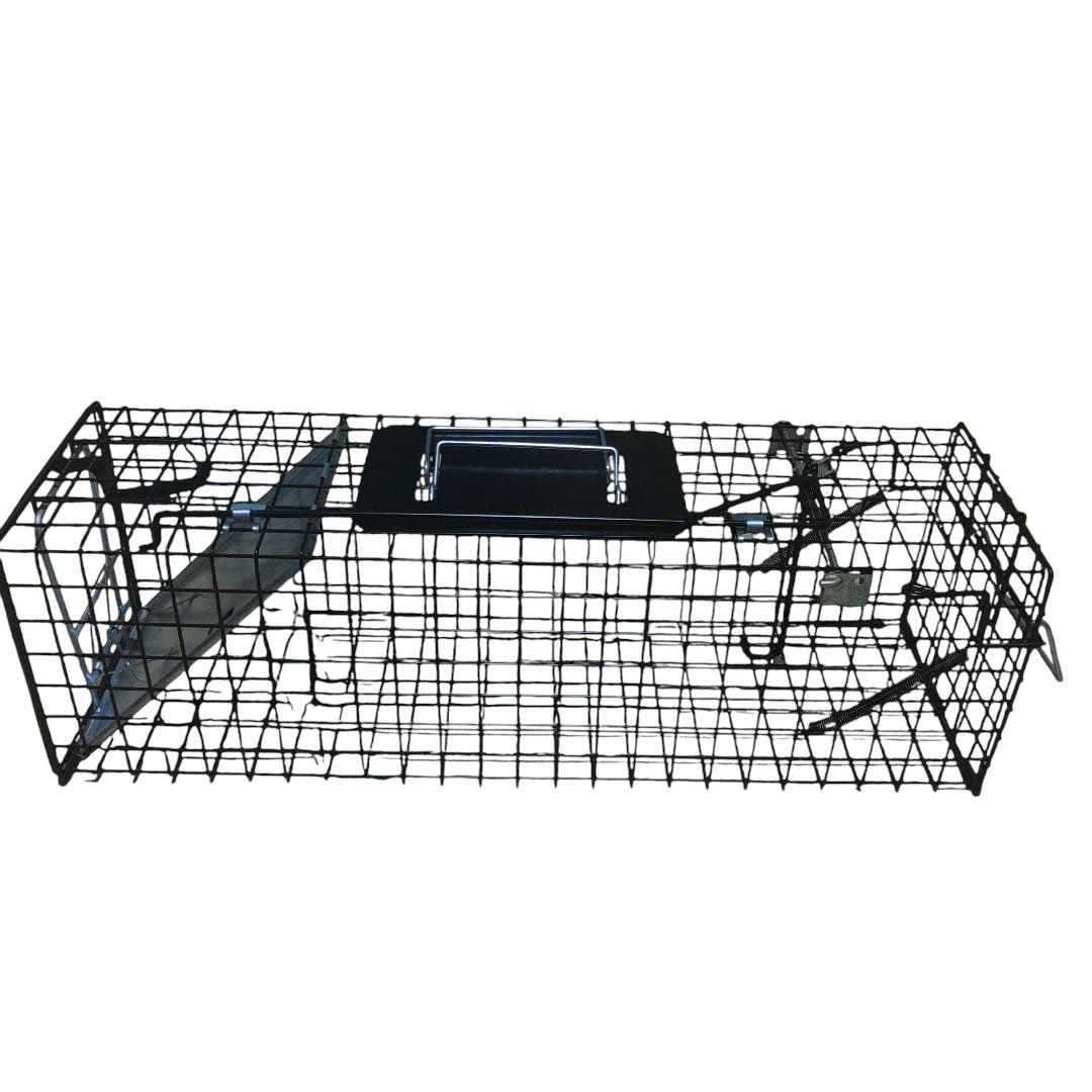 小動物捕獲器　アニマルトラップ　未使用品　高さ31cm、奥行26cm、橫81cm