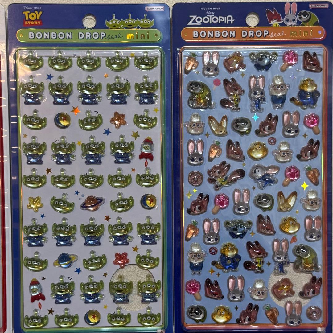 【正規品】ボンボンドロップシール❋ディズニー mini コンプリートセット