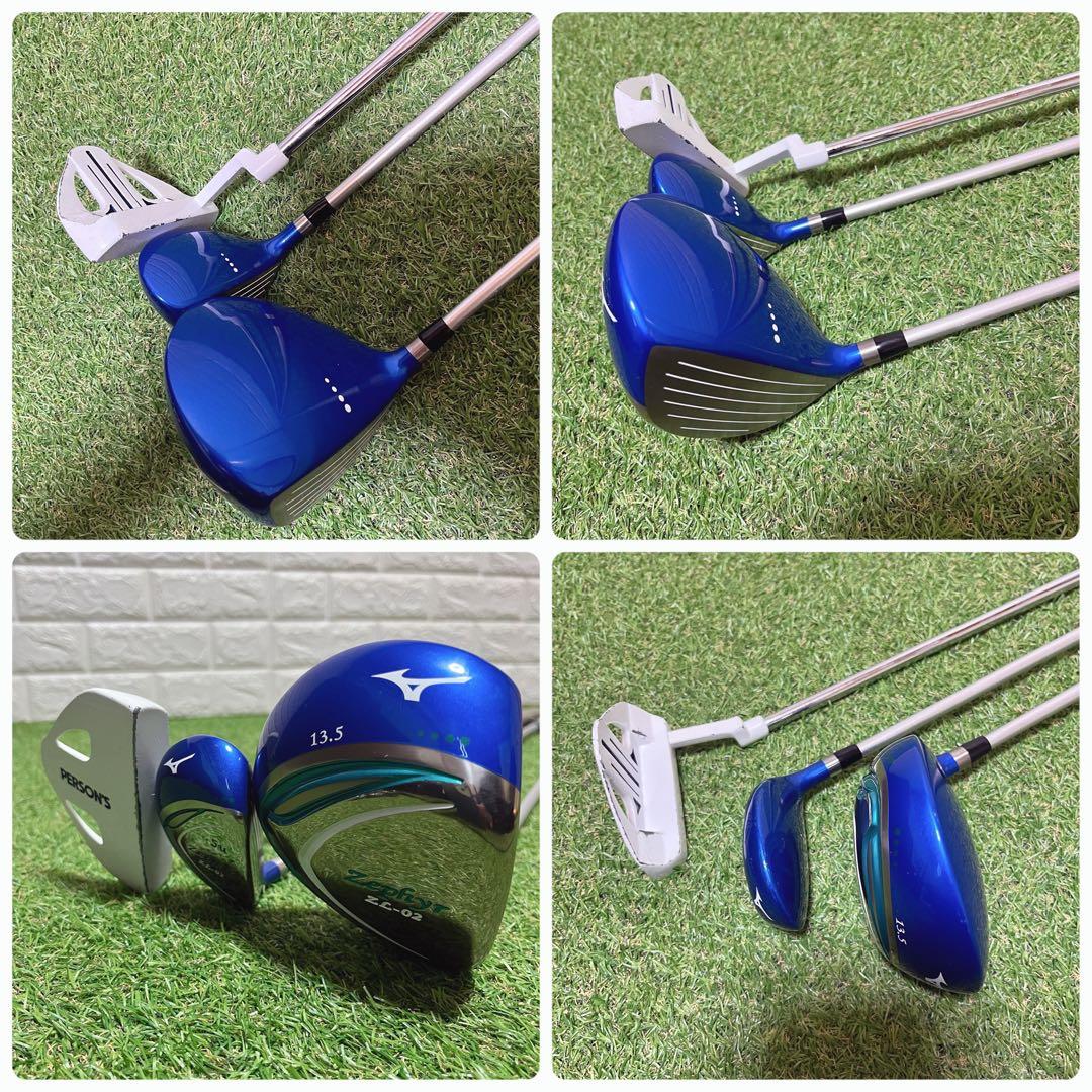 極美品 Mizuno Zephyr ZL-02 レディースゴルフクラブ8本セット