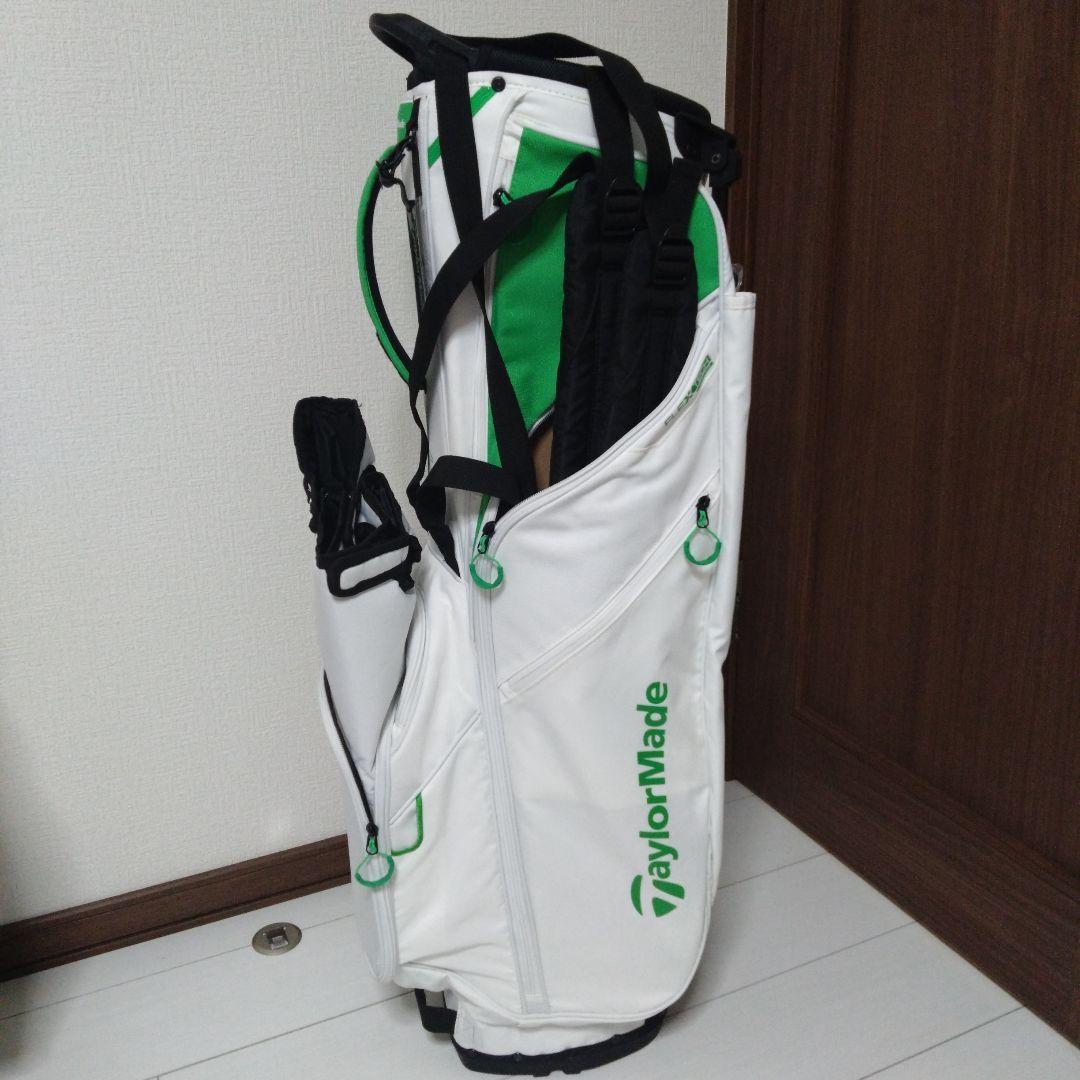 TaylorMade ゴルフキャディバッグ ホワイト/グリーン