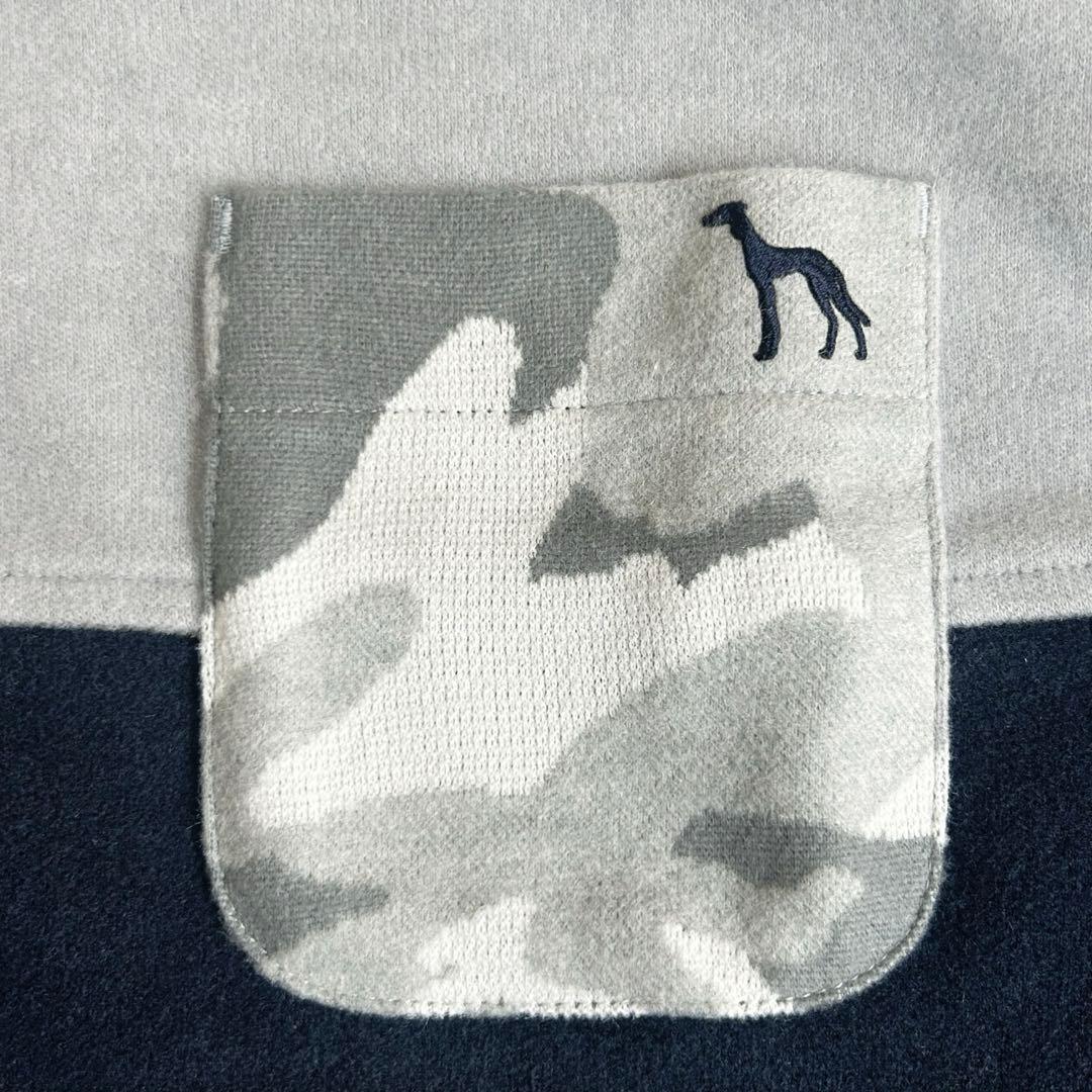 【adabat新品】防寒 あったか❗️バイカラー ジップアップシャツ LLサイズ