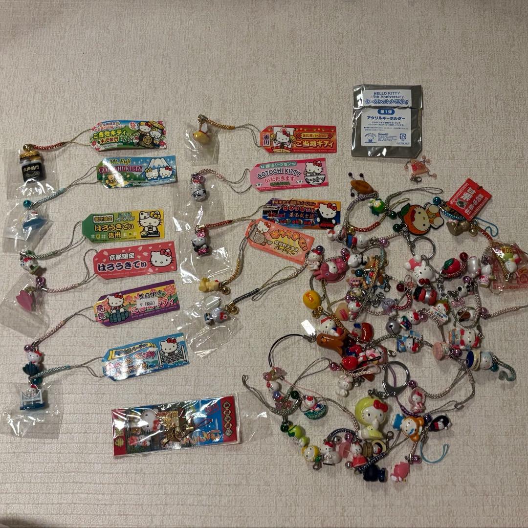 ご当地キティ ハローキティ 根付 ストラップ 15点