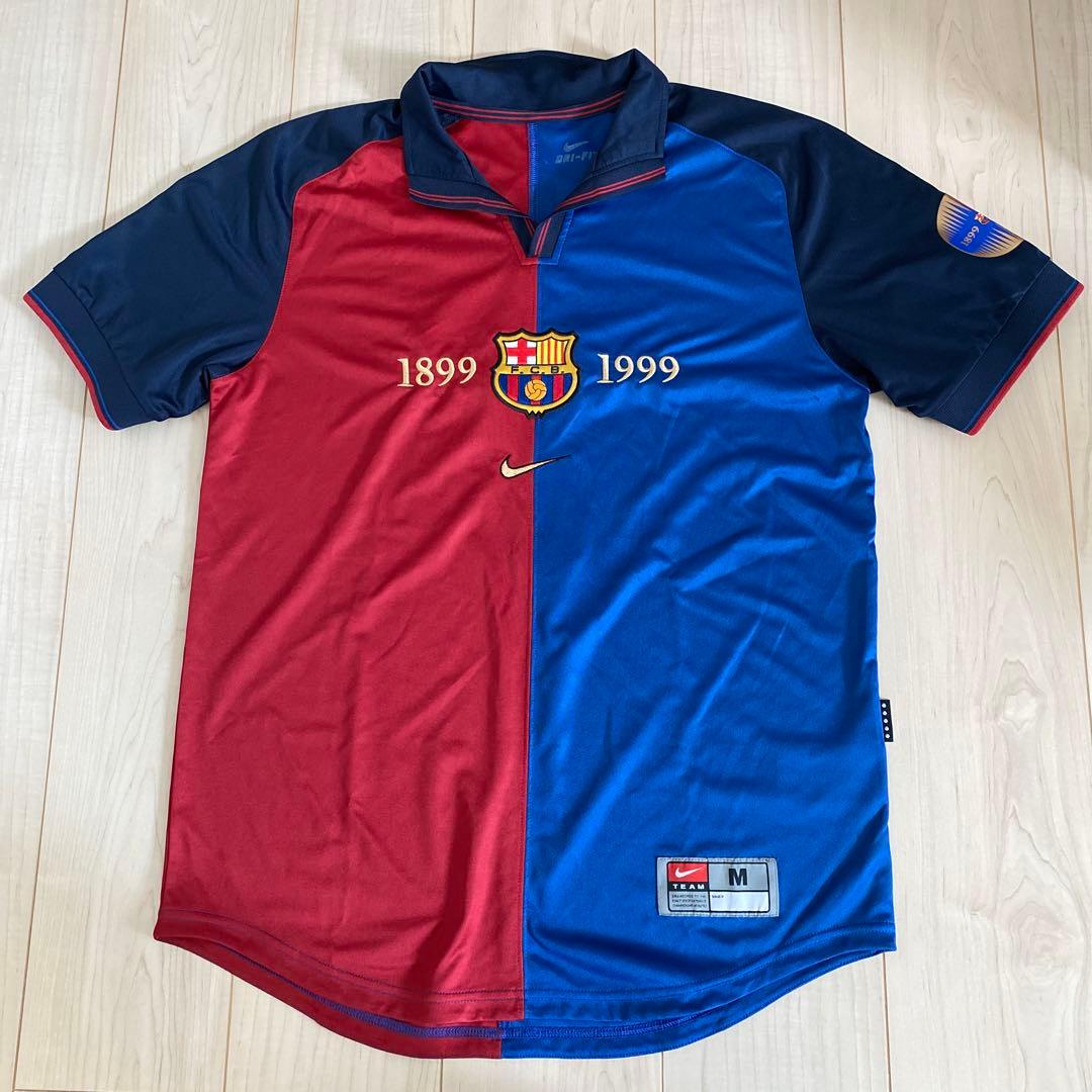 FCバルセロナ　100周年　ユニフォーム　7 フィーゴ　Mサイズ