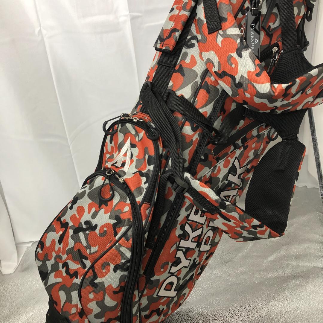 PYKES PEAK キャディバッグ ゴルフバッグ 6分割/ヤS3123