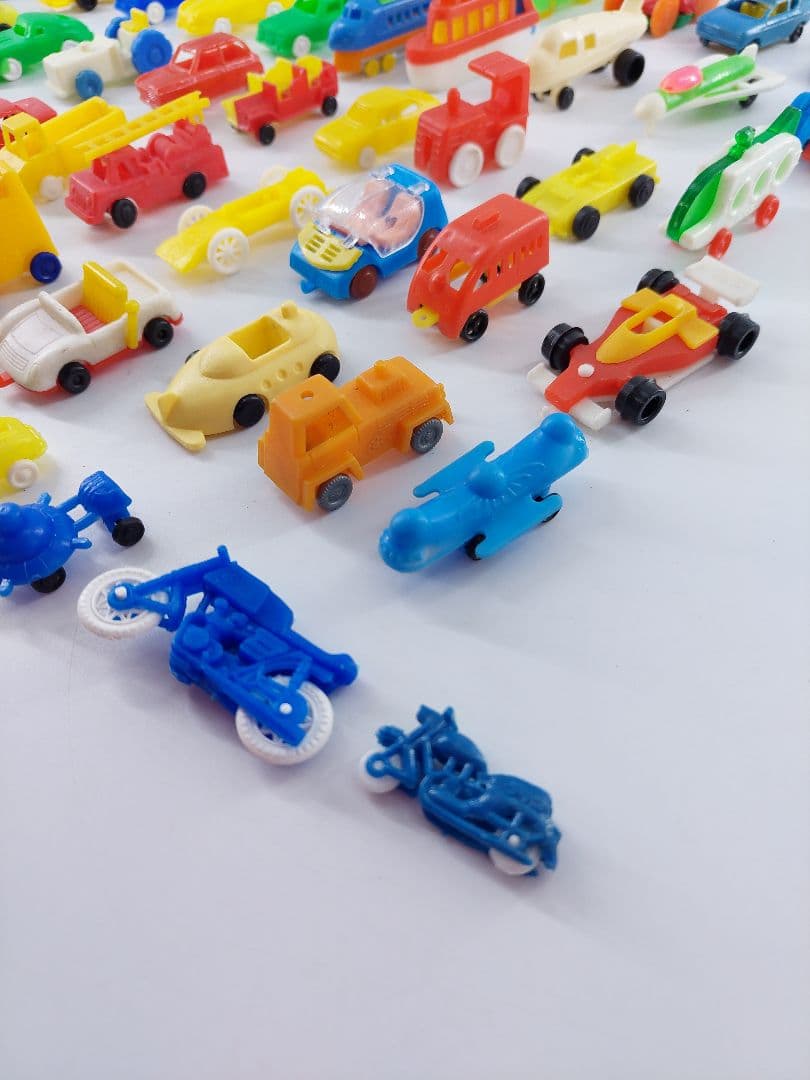 当時物 グリコ おまけ 乗り物 70個 まとめ売り 中古現状品