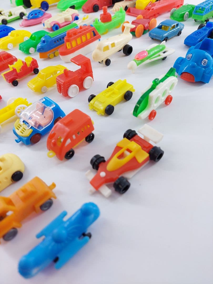 当時物 グリコ おまけ 乗り物 70個 まとめ売り 中古現状品