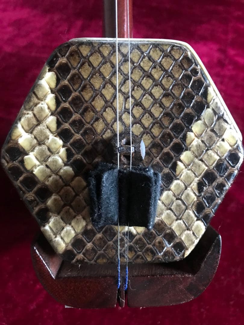 二胡★中古品★紅木★錦蛇本皮