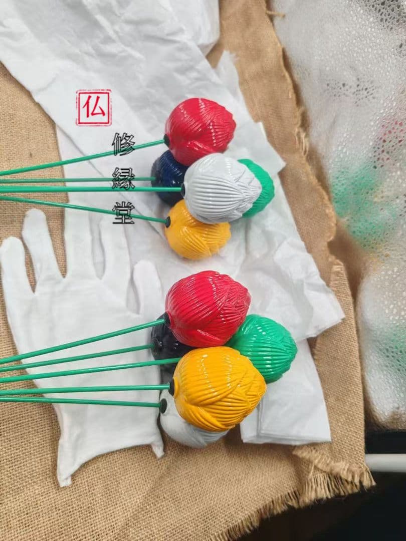 【修縁堂】寺院用仏具 護摩です 銅五色の花 火を恐れません