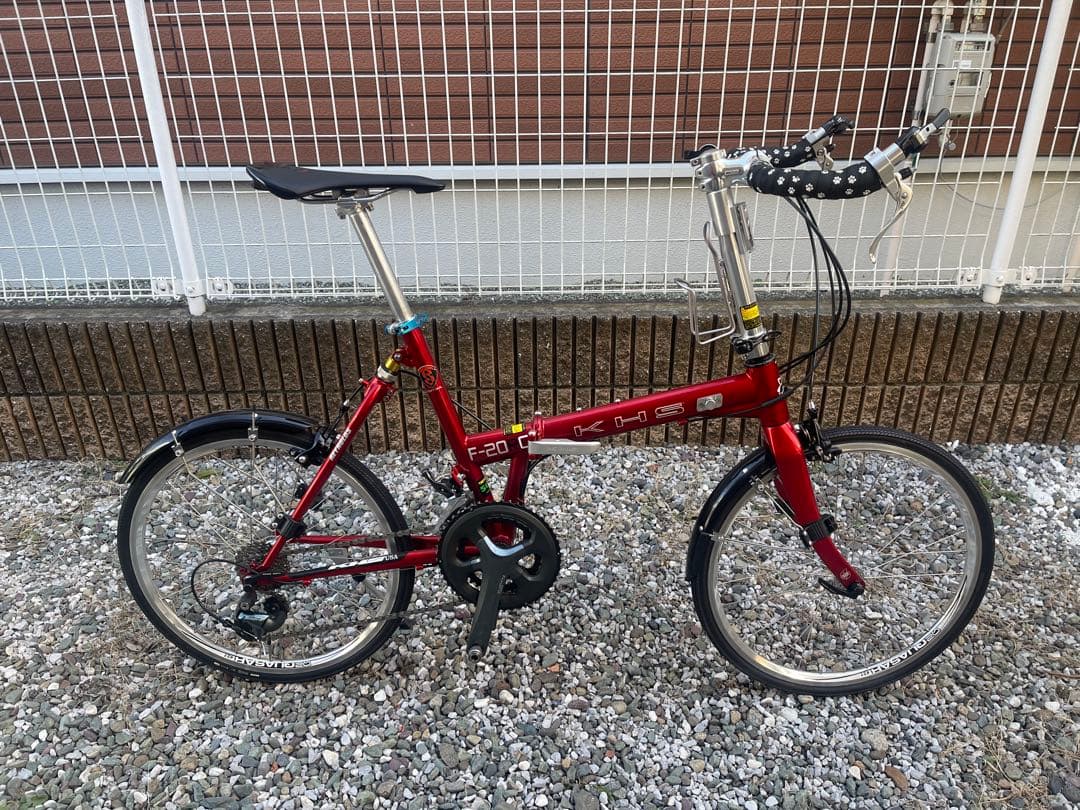 KHS F-20RC 折りたたみ自転車 レッド