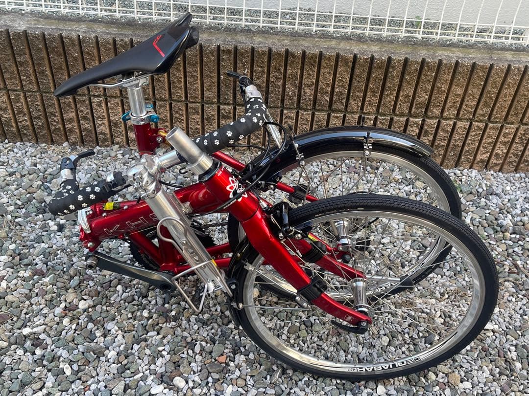 KHS F-20RC 折りたたみ自転車 レッド