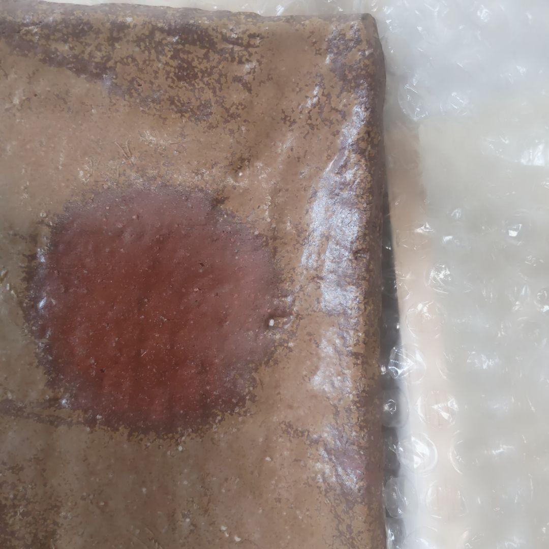 新品 備前焼 小西陶古 角皿 長方形 土物 皿